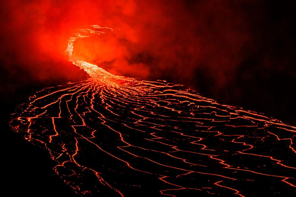 Mount Merapi lava